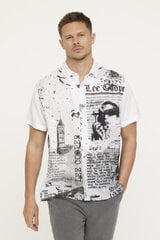Marškiniai vyrams S469 BL, balti цена и информация | Рубашка мужская | pigu.lt