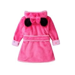 Детский халат с капюшоном Minnie Mouse, розовый цена и информация | Пижамы, халаты для девочек | pigu.lt