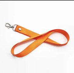 Nailoninė kaklo juostelė raktams, oranžinė цена и информация | Kanceliarinės prekės | pigu.lt