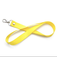 Nailoninė kaklo juostelė raktams, geltona kaina ir informacija | Kanceliarinės prekės | pigu.lt