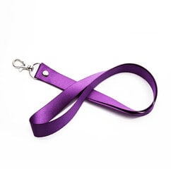 Nailoninė kaklo juostelė raktams, violetinė kaina ir informacija | Kanceliarinės prekės | pigu.lt