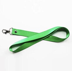 Nailoninė kaklo juostelė raktams, žalia kaina ir informacija | Kanceliarinės prekės | pigu.lt