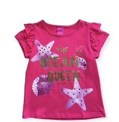Marškinėliai mergaitėms, rožiniai kaina ir informacija | Marškinėliai mergaitėms | pigu.lt