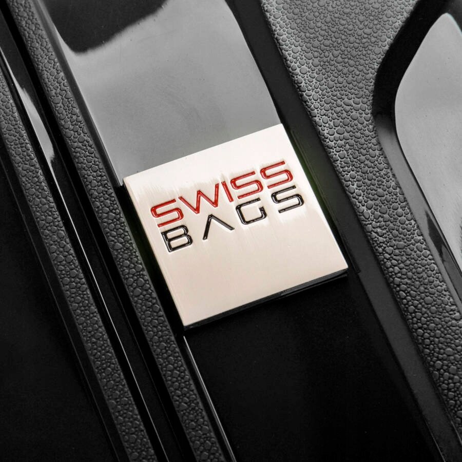Mažas lagaminas SwissBags, S, juodas цена и информация | Lagaminai, kelioniniai krepšiai | pigu.lt