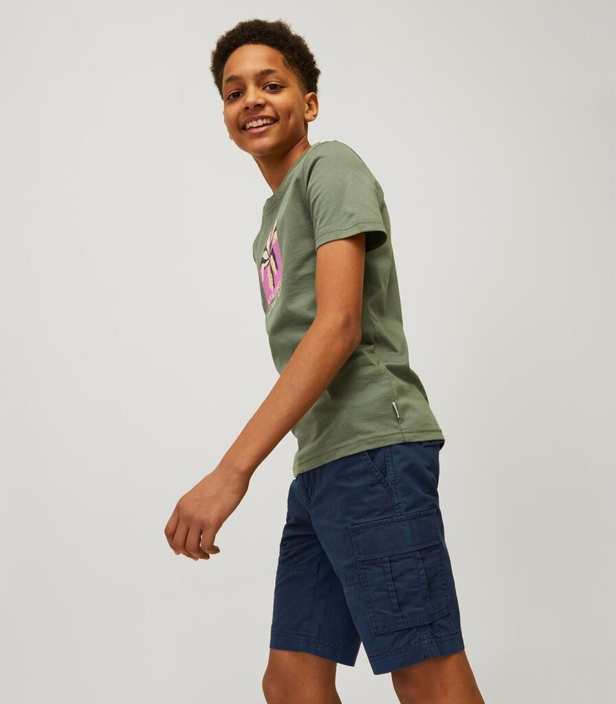 Jack & Jones šortai berniukams 12254171*02, mėlyni kaina ir informacija | Šortai berniukams | pigu.lt