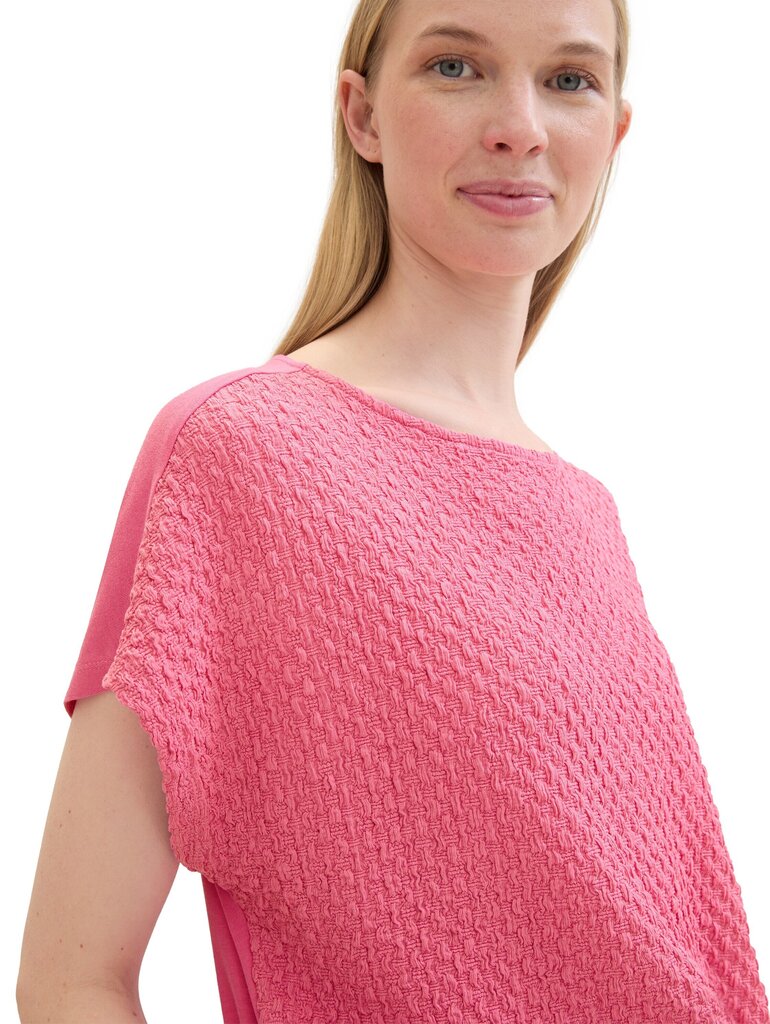 Tom Tailor marškinėliai moterims 1041542*15799, rožiniai kaina ir informacija | Marškinėliai moterims | pigu.lt