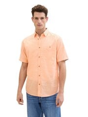 Tom Tailor marškiniai vyrams 1042351*31200, oranžiniai kaina ir informacija | Vyriški marškiniai | pigu.lt