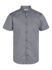 Jack & Jones мужская рубашка 12254795*01, тёмно-синий /белый 5715520337370 цена и информация | Мужские рубашки | pigu.lt