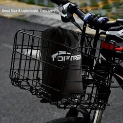 Dviračio užvalkalas Toptrenk, juodas kaina ir informacija | Kiti dviračių priedai ir aksesuarai | pigu.lt