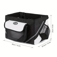 Сумка для животных Tech Zone Bicycle Pet Bag, 36x26.5x25 см, черная цена и информация | Переноски, сумки | pigu.lt