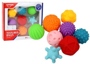 Набор сенсорных мячей 8 шт. цена и информация | Игрушки для малышей | pigu.lt