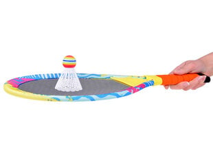 Šviečiančių badmintono rakečių rinkinys, įvairių spalvų, 56.5x27x1.5 cm kaina ir informacija | Vandens, smėlio ir paplūdimio žaislai | pigu.lt