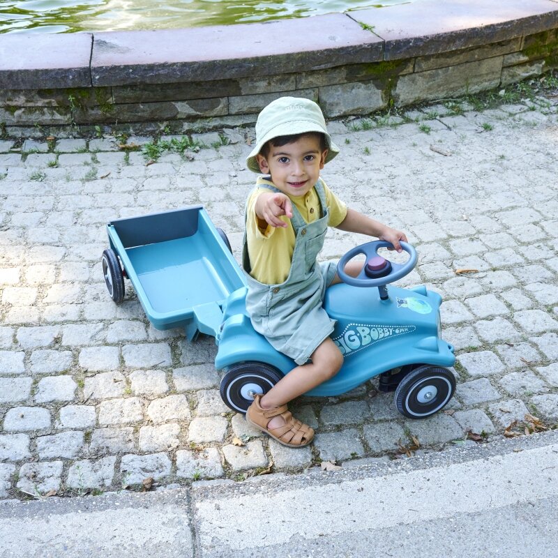 Paspiriamas automobilis su priekaba цена и информация | Žaislai kūdikiams | pigu.lt