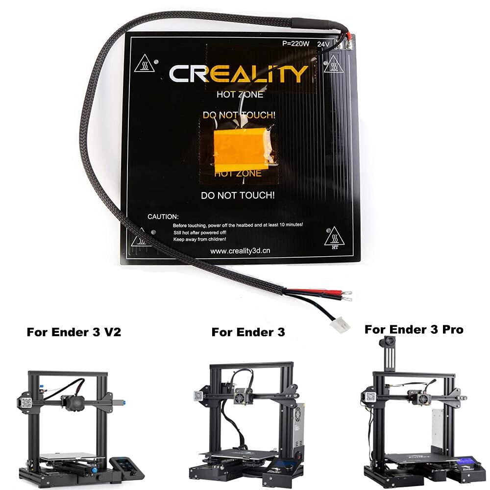Creality Hotbed šildymo padas (235*235mm) Creality Ender-3 V2 3D spausdintuvams цена и информация | Spausdintuvų priedai | pigu.lt