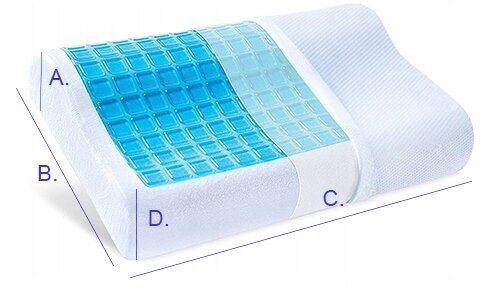 Cooling gel pagalvė Herz Medical цена и информация | Pagalvės | pigu.lt