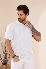 Мужская рубашка поло Plilima, белая      цена и информация | Футболка мужская | pigu.lt