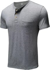 Мужская футболка Cooleep, серая цена и информация | Мужские футболки | pigu.lt
