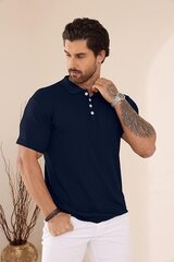 Polo marškinėliai vyrams Plilima, mėlyni kaina ir informacija | Vyriški marškinėliai | pigu.lt