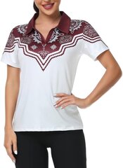 Polo marškinėliai moterims Igeekwell, balti kaina ir informacija | Marškinėliai moterims | pigu.lt