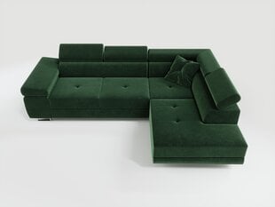 Kampinė sofa Tonny, žalia kaina ir informacija | Minkšti kampai | pigu.lt