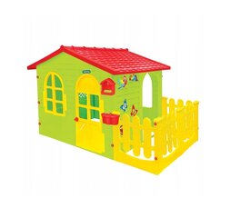 Plastikinis žaidimų namelis Mochtoys su tvora kaina ir informacija | Vaikų žaidimų nameliai | pigu.lt
