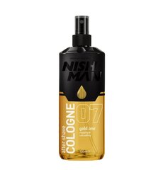 Losjonas po skutimosi Nishman After Shave Cologne, N.7 Gold One vyrams, 100 ml цена и информация | Косметика и средства для бритья | pigu.lt