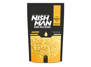 Depiliacinis vaškas graulėmis Nishman Hard Wax Beans Granul Wax Without Stripless, Natural, 500 gr kaina ir informacija | Depiliacijos priemonės | pigu.lt