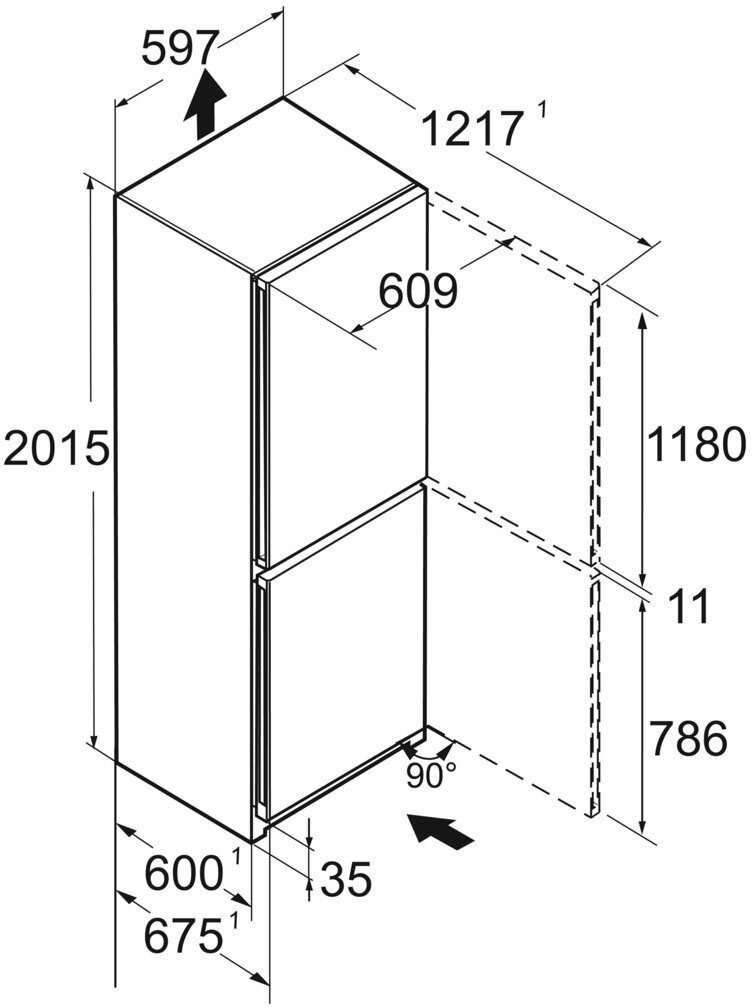 Liebherr CNbdb 5733 цена и информация | Šaldytuvai | pigu.lt