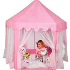 Vaikiška palapinė Kruzzel XXL Princesės Pilis, rožinė kaina ir informacija | Vaikų žaidimų nameliai | pigu.lt