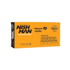 Depiliacinis vaškas plytelėje Nishman Chocotale Hard Easy Use Wax, Natural, 500 ml цена и информация | Средства для депиляции | pigu.lt