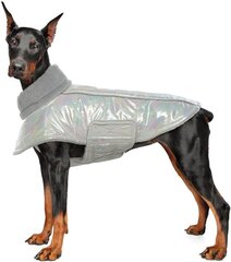 Непромокаемая куртка для собак, неоновая XXL цена и информация | Одежда для собак | pigu.lt