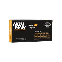 Depiliacinis vaškas plytelėje Nishman Chocotale Hard Easy Use Wax, Black, 500 ml kaina ir informacija | Depiliacijos priemonės | pigu.lt