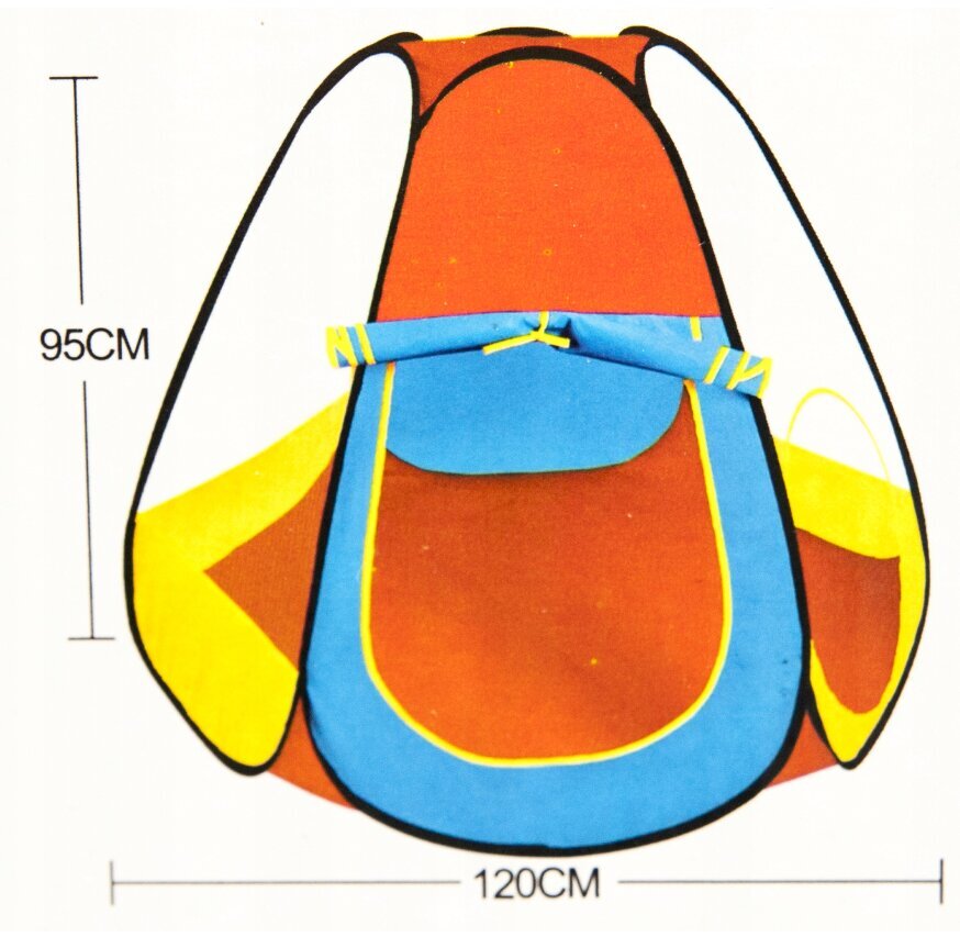 Medžiaginis žaidimų namelis - palapinė Tent цена и информация | Vaikų žaidimų nameliai | pigu.lt