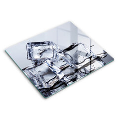 Stiklinė pjaustymo lenta Ledo kubeliai, 60x52 cm kaina ir informacija | Pjaustymo lentelės | pigu.lt