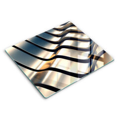 Stiklinė pjaustymo lenta 3D metalo formos, 60x52 cm kaina ir informacija | Pjaustymo lentelės | pigu.lt