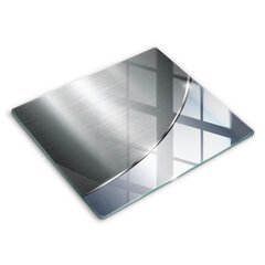 Stiklinė pjaustymo lenta Metalo abstrakcijos modelis, 60x52 cm цена и информация | Разделочная доска | pigu.lt