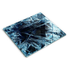 Stiklinė pjaustymo lenta Aštraus ledo struktūra, 60x52 cm kaina ir informacija | Pjaustymo lentelės | pigu.lt