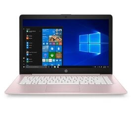 HP Stream 14-cf2000 14 HD TN Celeron N4120 4GB 64GB W11, Rose Pink Atnaujintas kaina ir informacija | Nešiojami kompiuteriai | pigu.lt