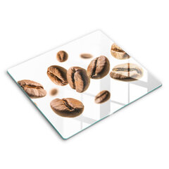 Stiklinė pjaustymo lenta Kavos pupelės, 60x52 cm kaina ir informacija | Pjaustymo lentelės | pigu.lt
