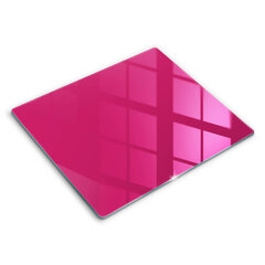 Stiklinė pjaustymo lenta Rožinė spalva, 60x52 cm kaina ir informacija | Pjaustymo lentelės | pigu.lt