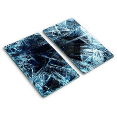 Stiklinė pjaustymo lenta Aštraus ledo struktūra, 2x30x52 cm kaina ir informacija | Pjaustymo lentelės | pigu.lt
