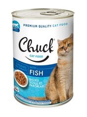 Chuck Chunks Adult Cat Salmon konservai katėms su lašiša, 400gr x 10 vnt. kaina ir informacija | Konservai katėms | pigu.lt