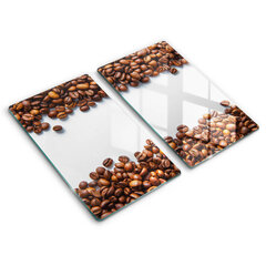 Stiklinė pjaustymo lenta Kavos pupelės, 2x30x52 cm kaina ir informacija | Pjaustymo lentelės | pigu.lt