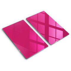 Stiklinė pjaustymo lenta Rožinė spalva, 2x30x52 cm kaina ir informacija | Pjaustymo lentelės | pigu.lt