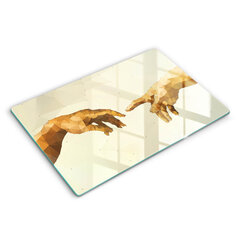Stiklinė pjaustymo lenta Adomo rankų kūrimas, 80x52 cm kaina ir informacija | Pjaustymo lentelės | pigu.lt
