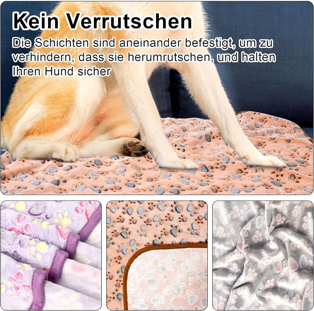 Vilnos antklodžių rinkinys šunims Awaytail, 3 vnt. цена и информация | Guoliai, pagalvėlės | pigu.lt