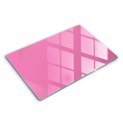 Stiklinė pjaustymo lenta Rožinė spalva, 80x52 cm kaina ir informacija | Pjaustymo lentelės | pigu.lt