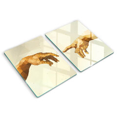 Stiklinė pjaustymo lenta Adomo rankų kūrimas, 2x40x52 cm kaina ir informacija | Pjaustymo lentelės | pigu.lt