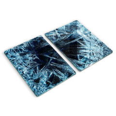 Stiklinė pjaustymo lenta Aštraus ledo struktūra, 2x40x52 cm kaina ir informacija | Pjaustymo lentelės | pigu.lt