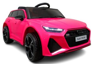 Vienvietis elektromobilis Audi RS6 GT, rožinis kaina ir informacija | Elektromobiliai vaikams | pigu.lt